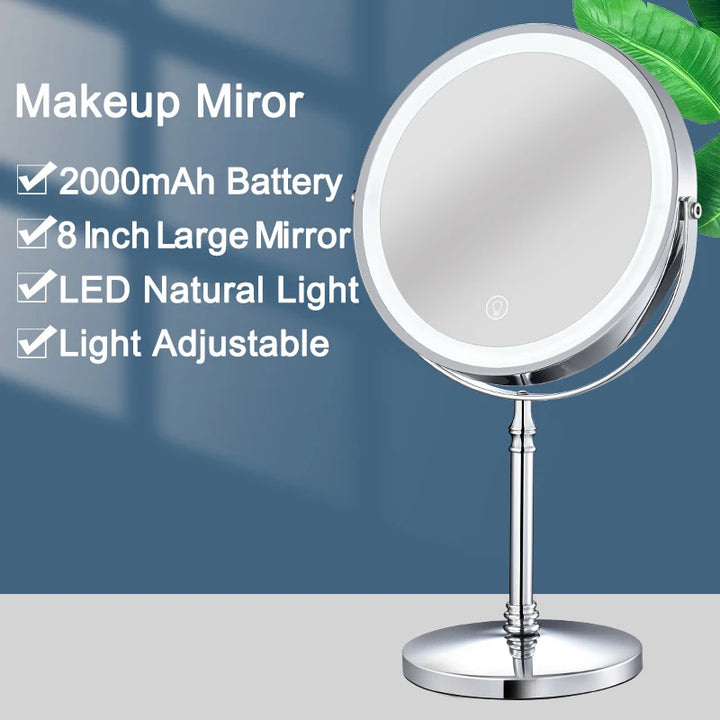 🌟 Gold Makeup Mirror with Light  🌟