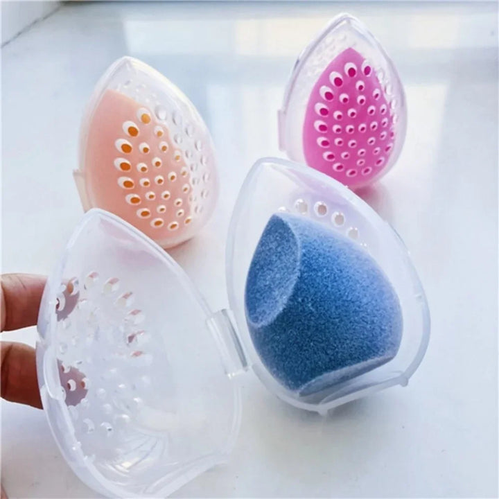 🌸 GlowUpUK presents: Egg-Shaped Makeup Sponge Organiser 🌸