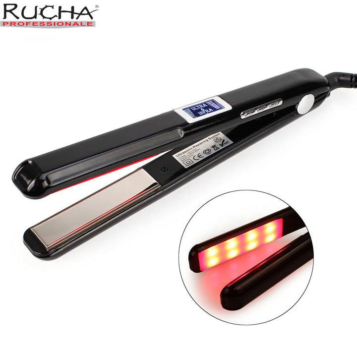 ✨ GlowSmooth - Ultrasonic Hair Straightener ✨